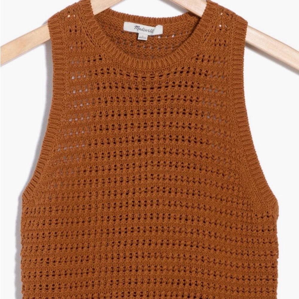 Madewell Crewneck Cotton Sweater Tank